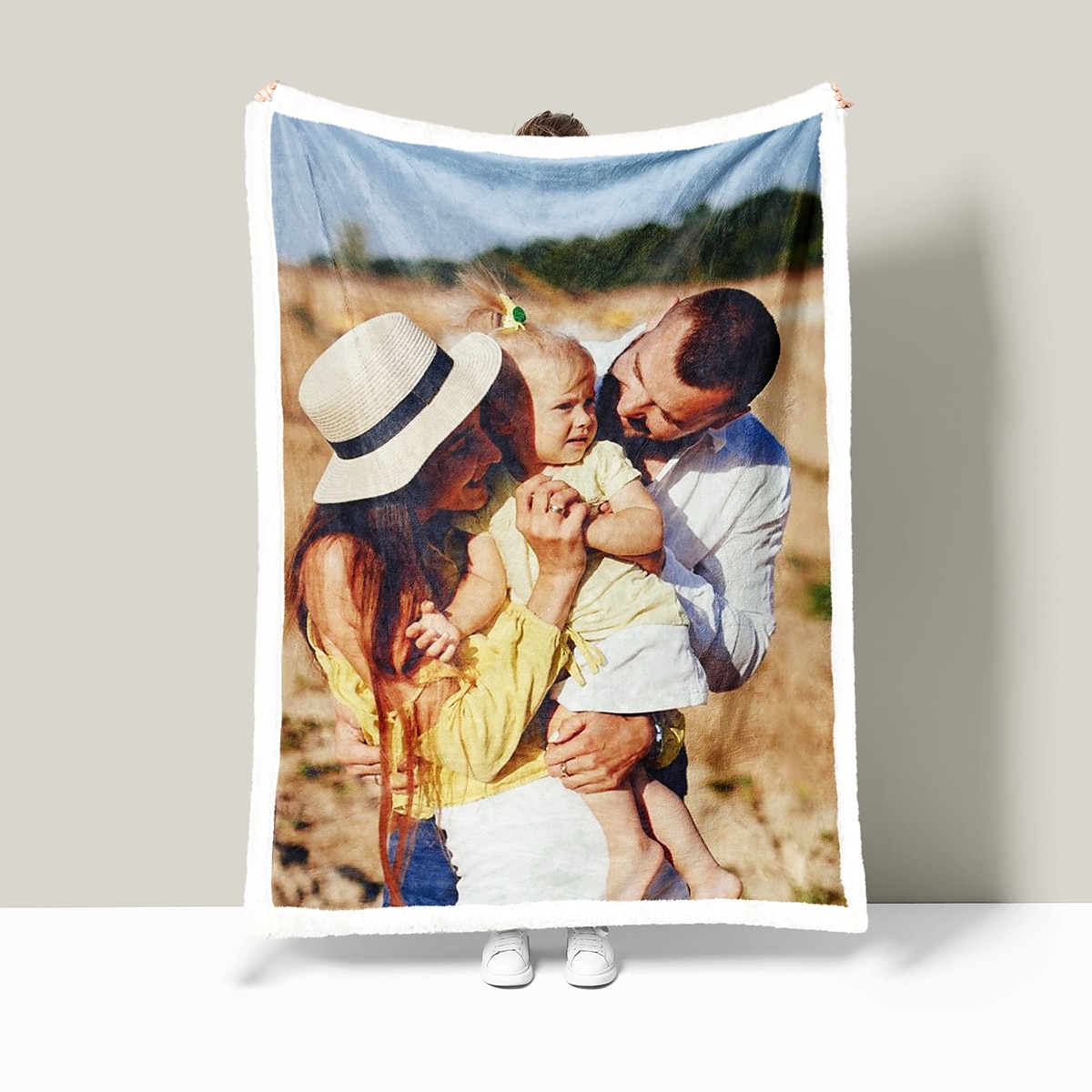 Anpassade Sherpa-filtar med bilder Personliga pargåvor Anpassad bildfilt Jag älskar dig gåvor Födelsedagspresent till fru make flickvän pojkvän 2026 - $19.49 –P4