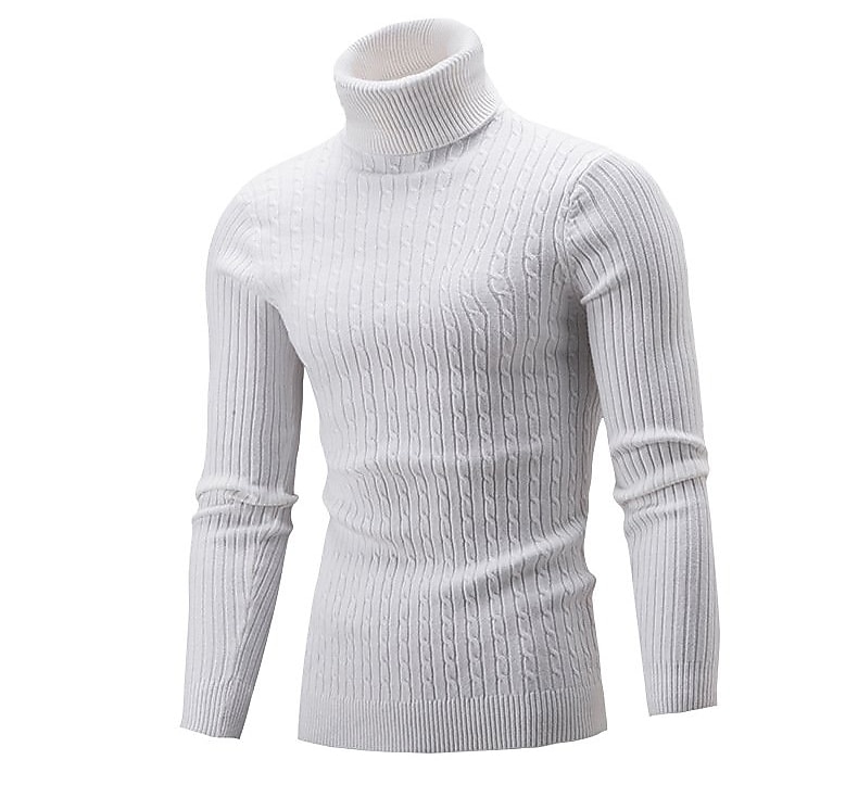 Herren Rollkragenpulli Pullover Strickpullover Rollkragenpullover für Herren Gerippt Gedrehtes Stricken Retro Stilvoll Farbblock Rollkragen Perlenbesetzter Saum Pullover Täglich Festtage Bekleidung 2025 - $18.49 –P8