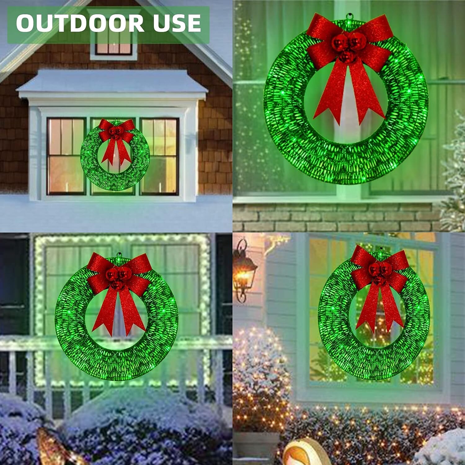 Guirlande de Noël de 20 pouces avec guirlande d'arc lumineux en fer léger éclairage LED décoration de scène de lumière blanche chaude 30/40/50 cm alimenté par batterie aa de 2025 ? $27.99 –P4