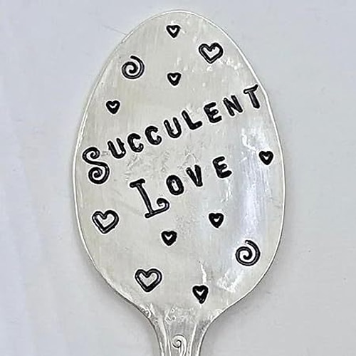 Garden Marker Friendship Gift, Silver Stamped Spoon Plant Markers, Silver Plate Stamped Spoon Garden Markers, Garden Art Marker, Plant Lover Garden Decoration 2025 - $10.49 –P7