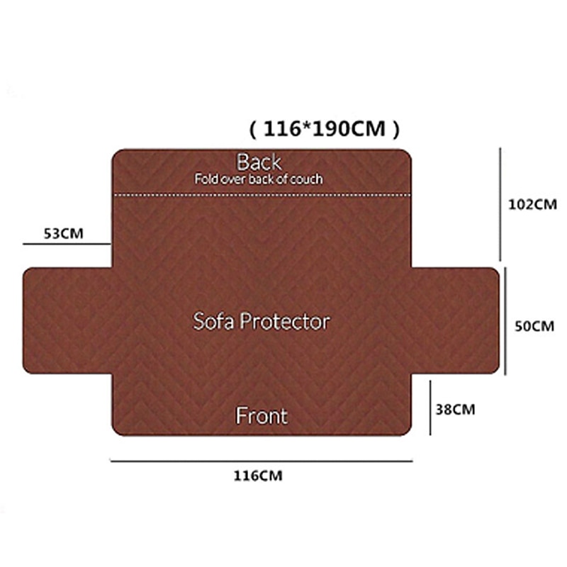 Funda de sofá impermeable para perros y mascotas, funda de cojín para sofá, funda de toalla para sofá seccional, protector de muebles antiarañazos para sofá de dos plazas, sillón 2025 - $21.99 –P2
