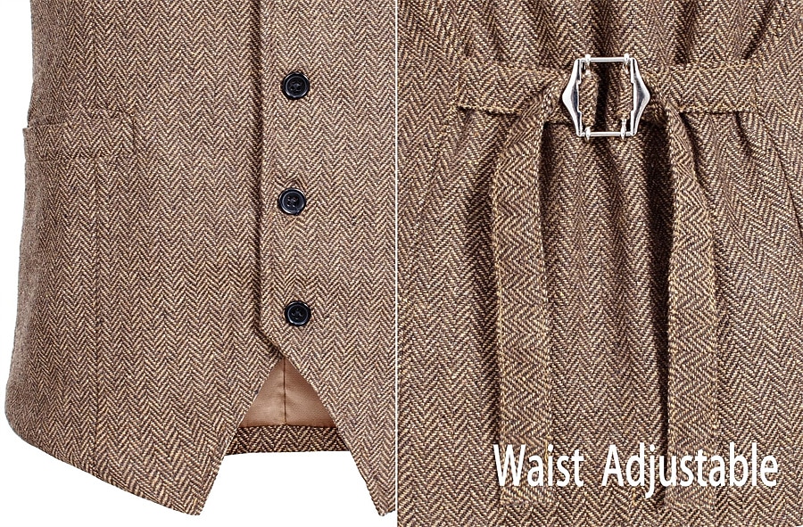 Années Folles Années 1920 Rétro Vintage Tenues Veste Gatsby le Magnifique Gentleman Déguisement Homme Halloween Carnaval Nouvel An Carnaval Fête / Soirée Mascarade Adulte Cravate Gilet Plus de 2026 ? $51.99 –P19