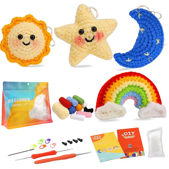 kit all'uncinetto per principianti, kit per principianti all'uncinetto con tutorial video passo-passo, kit all'uncinetto per principianti per adulti e bambini, kit per lavorare a maglia per del 2025 a $38.99 –P2