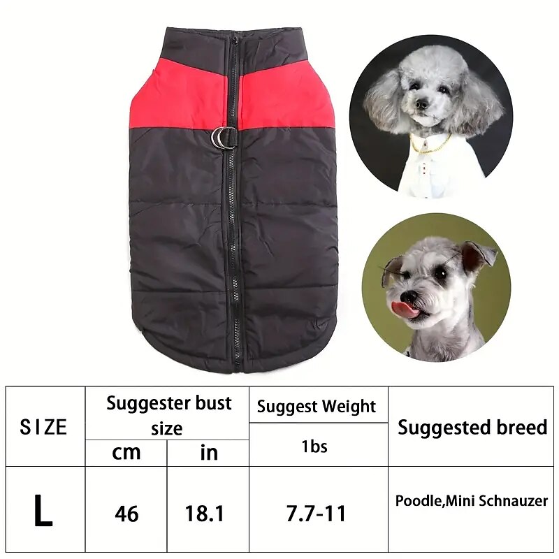 Honden Katten Jassen Jack Gilet Modieus Feest Winter waterdicht Warm Ademend Zacht Comfortabel Kerstmis Halloween Buiten Casual / Dagelijks Hondenkleding for Bichon Frise pomeranian kleine huisdieren 2025 - $20.99 –P8