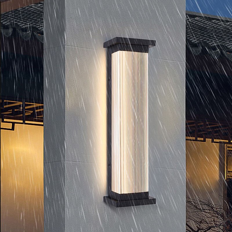 Aplique de pared LED, accesorio de iluminación, aplique de pared ip65, lámpara de pared de aluminio resistente al agua y a prueba de herrumbre, acrílico, patio, jardín, balcón, villa, luces 2025 - $165.99 –P5