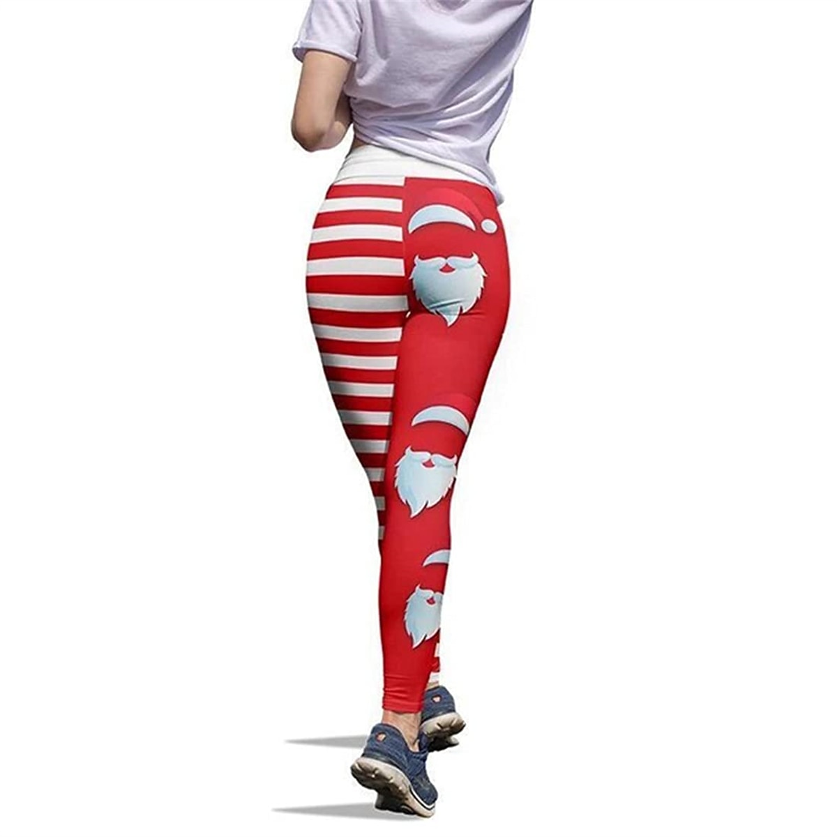 Papai Noel Leggings Calça Jogger Mulheres Natal Noite de Natal Natal Adulto Natal Véspera de Ano Novo Calças de 2025 por $17.49 -P9