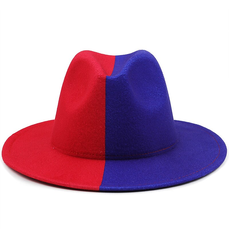széles karimájú fedora napkalap divat jazz sapka panama sapka férfiaknak női ünnepnapi szuper lábtál vasárnapi buli 2025 - $56.99 –P4