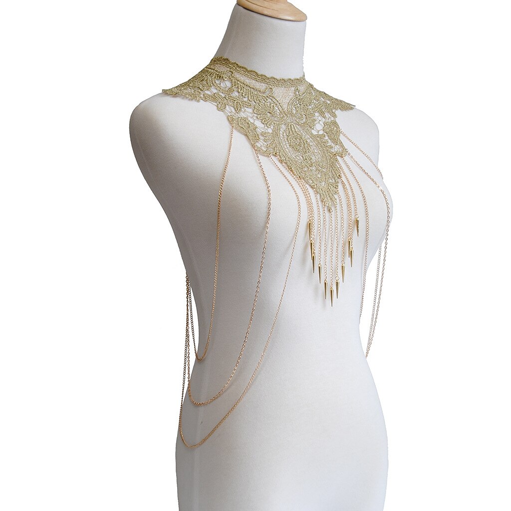 Lănțișor Corp lanț / burtă lanț Choker din dantelă brățară Metalic Sclipici Sexy Dantelă Aliaj Pentru Disc Cosplay Carnaval Pentru femei Costum de bijuterii Bijuterii de moda 2026 - $13.99 –P5
