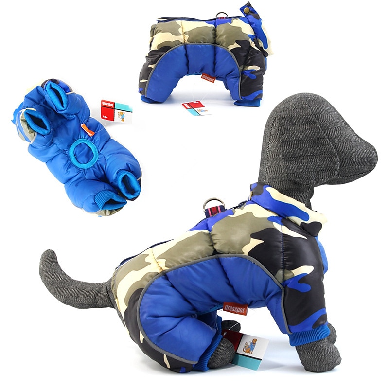 Perros Gatos Abrigos Chaqueta Chaquetas de Plumón Moda Fiesta Invierno Reflexivo Impermeable Templado Transpirable Suave Navidad Víspera de Todos los Santos Exterior Casual Diario Bichón Fris 2025 - $4.99 –P4