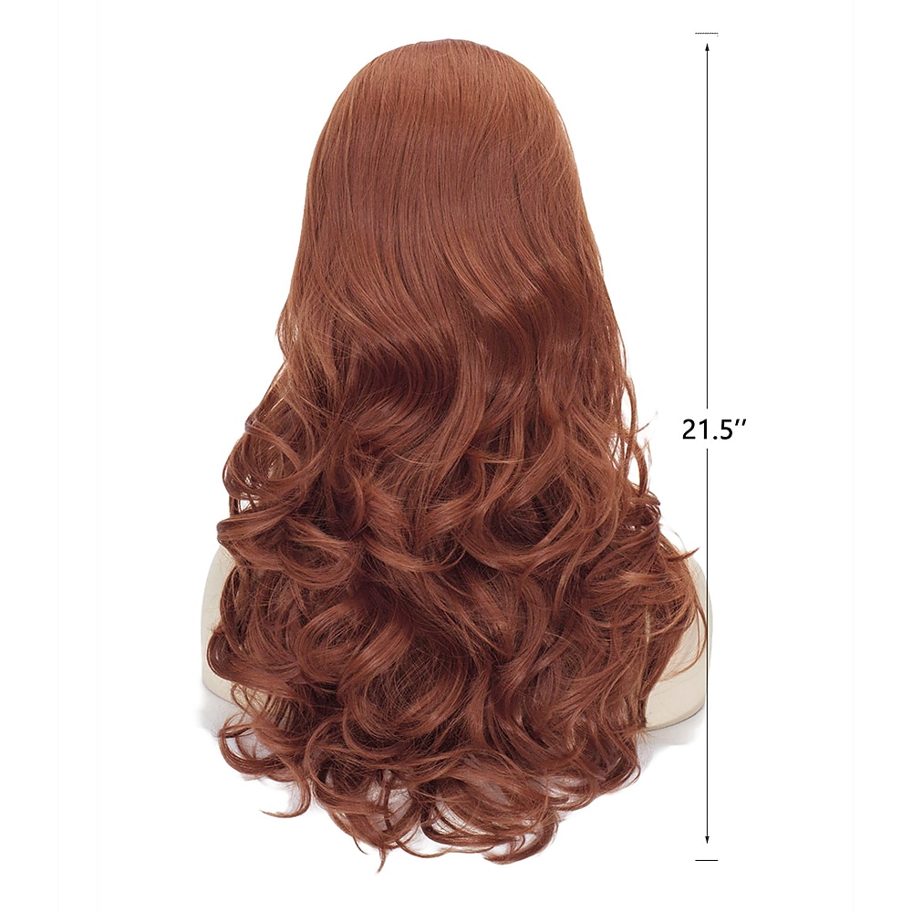 Ruskeat mehiläispesäperukat naisille kastanjasävytetty vintage-bouffant-peruukki pitkät kuparinväriset kiharat viktoriaaniset femmirobot-peruukki 50- 60- ja 70-lukujen peruukit naisille 2026 - $21.99 –P3