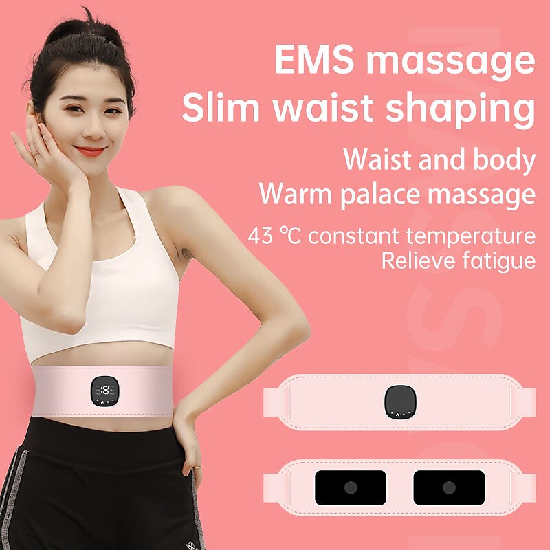 Intelligent charging vibration hot compress warm palace treasure EMS pulse portable home massage instrument 2025 - $59.99 –P3