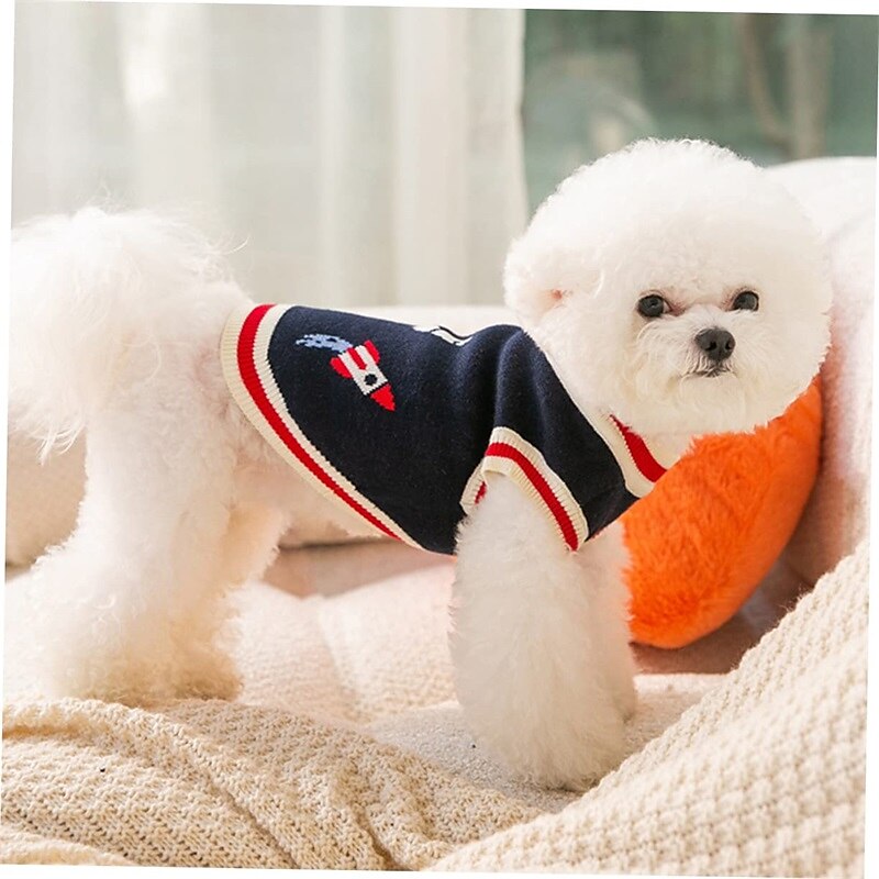Hund Katze Pullover Jumper Mode Lässig Winter Warm Atmungsaktiv Weich Waschbar Bequem Outdoor Alltagstauglich Hundebekleidung for Bichon Frise Zwergspitz Baby Haustier Papillon Klein 2025 - $23.99 –P2