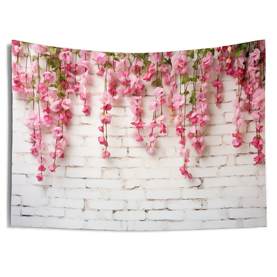 Esküvői Dekorációk Háttér Fotófal Nagy Gobelin Művészet Falfestmény Dekoráció Takaró Függöny Otthon Hálószoba Nappali Dekoráció Virág Háttér 2026 - $19.99 –P11