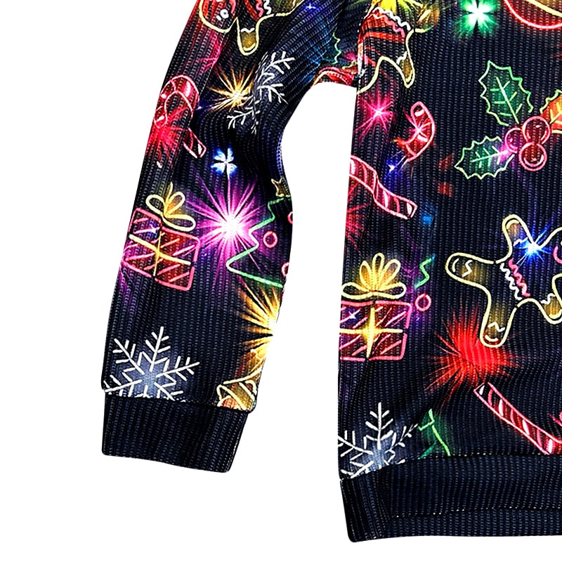 maglione natalizio brutto maglioni da uomo rock fiocco di neve pan di zenzero pullover maglione maglieria maglia capodanno maglione esterno quotidiano vacanza manica lunga girocollo autunno inverno del 2025 a $39.99 –P7