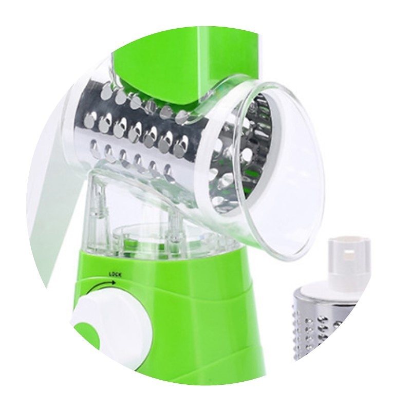 râpe à fromage, trancheuse à légumes mandoline de cuisine avec 3 lames interchangeables, râpe rotative facile à nettoyer pour fruits, broyeur pour pommes de terre, carottes, noix de 2025 ? $18.99 –P3