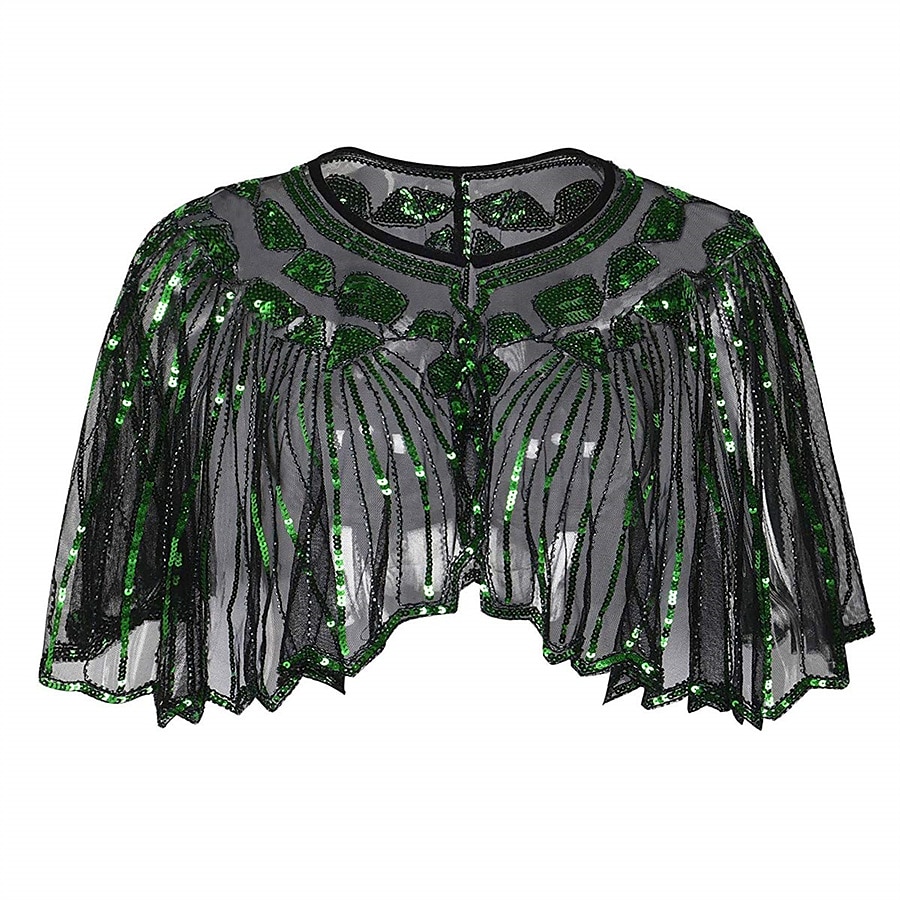 Retro Vintage Loucos anos 20 Anos 20 Roupa Faixa De Cabelo Estilo Melindrosa Conjunto de acessórios O Grande Gatsby Convidado do casamento Paetês Lantejoula Mulheres Dia Das Bruxas Carnaval Baile de de 2025 por $40.99 –P15