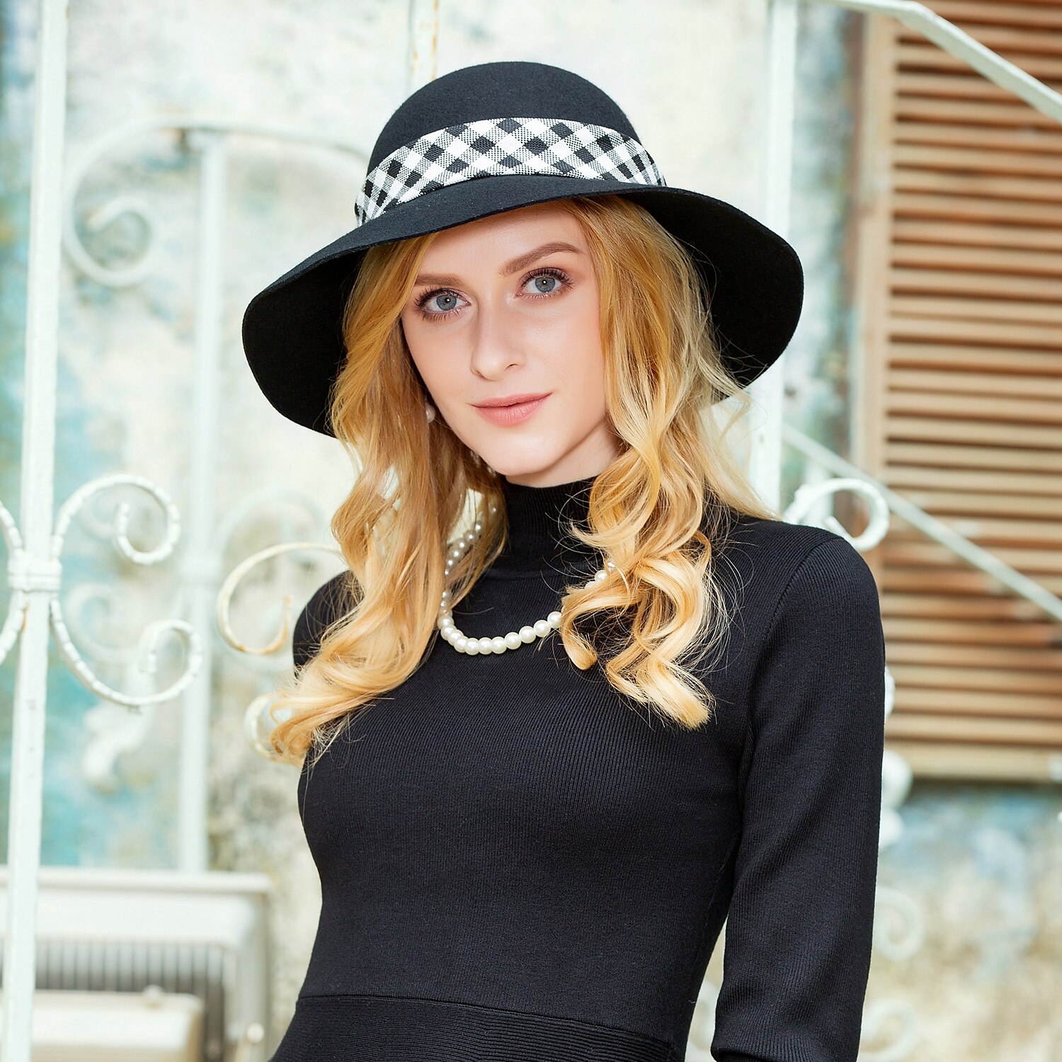 cappelli 100% lana bombetta / cappello a cloche cappello a secchiello casual vacanza elegante con copricapo con fiocco in piume del 2025 a $35.99 –P4