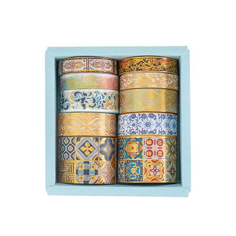 10 kpl van gogh washi teippisetti, koristeliima itse askarteluun, lahjapaketointi, scrapbooking-tarvikkeet, bullet journalit, suunnittelijat, juhlakoristeet 2025 - $11.99 –P4