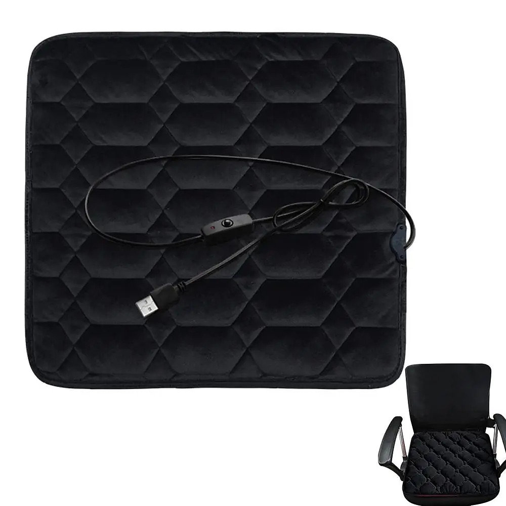 oppvarmet setepute for billys & bærbar usb-setepute for hofter universal 5v usb varmestolmatte for kjøring av kontorstol 2025 - $24.99 –P7