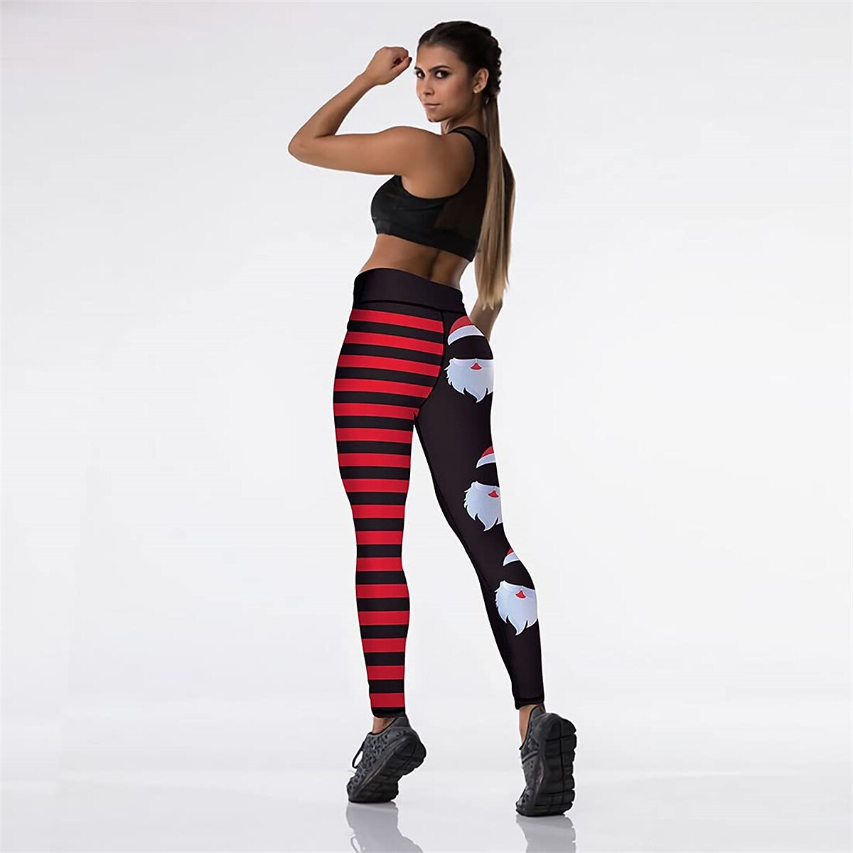 Papai Noel Leggings Calça Jogger Mulheres Natal Noite de Natal Natal Adulto Natal Véspera de Ano Novo Calças de 2025 por $17.49 -P5