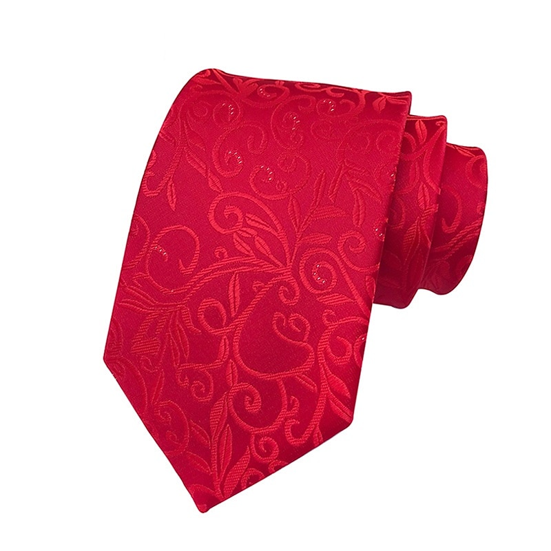 Men's Necktie - Floral Ties Classic Fashion Party Meeting Outfit Business Neck Ties 1 Pc Necktie Mens Classic Necktie Floral Neckties Print Jacquard Tie Fashion Vintage Formal Business 2025 - $12.49 –P5