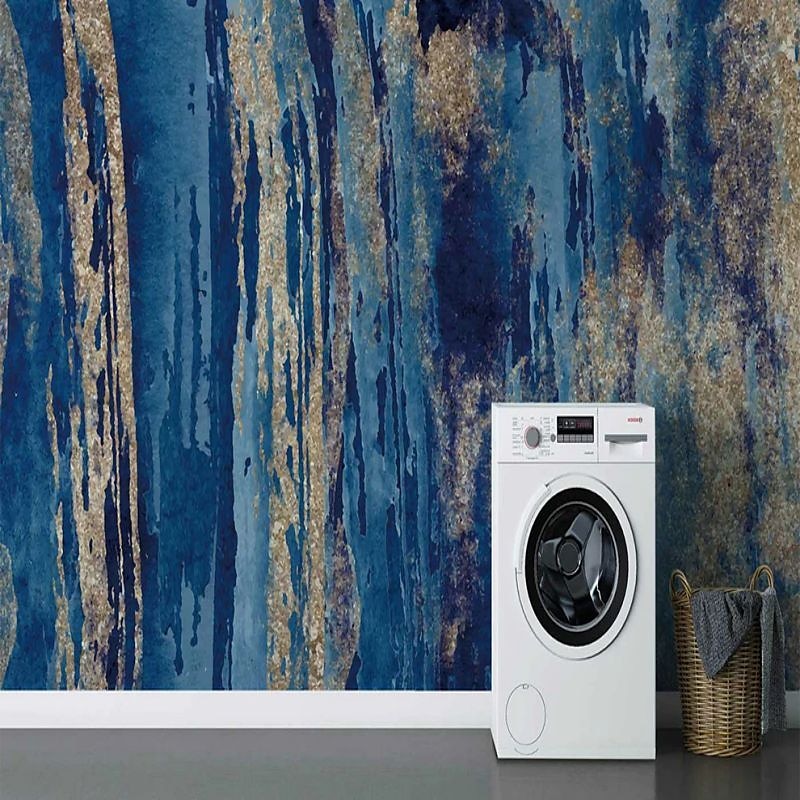δροσερές ταπετσαρίες μπλε ταπετσαρία τοίχου τοιχογραφία αφηρημένη μαρμάρινη επένδυση τοίχου αυτοκόλλητο ξεφλούδισμα και ραβδί αφαιρούμενο pvc/υλικό βινυλίου αυτοκόλλητο/συγκολλητικό απαιτείται 2025 - $19.49 –P8
