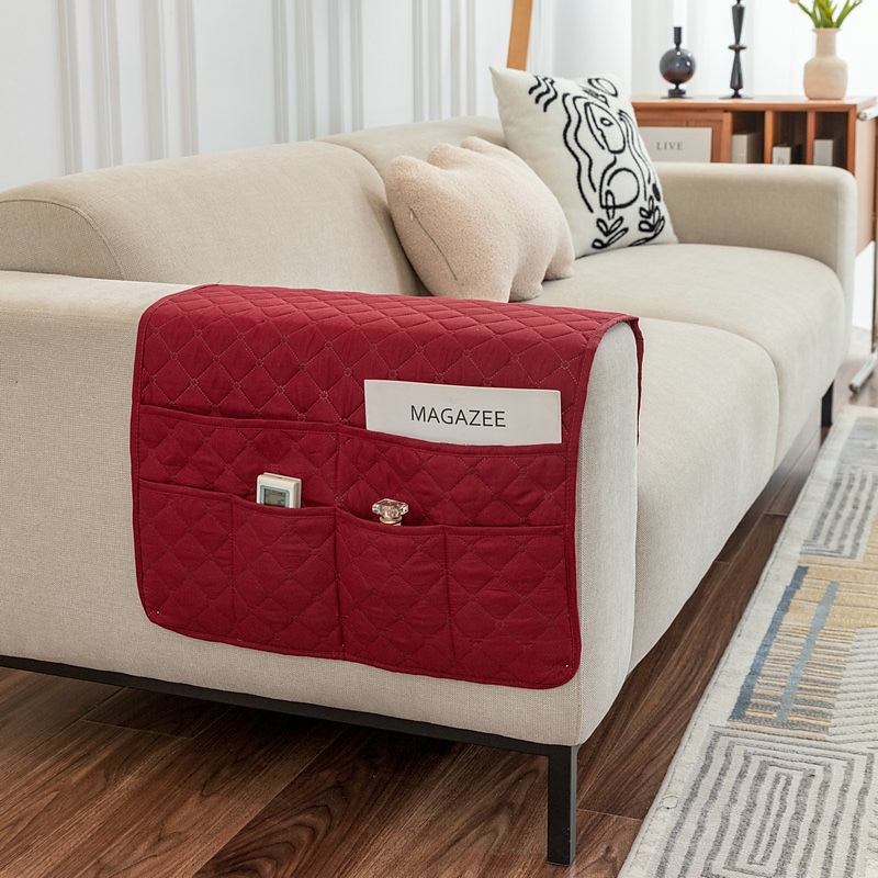 1 Pcs Armrest Covers for Chairs and Sofas Couch Arm Covers for Sofa Armrest Covers with Side Pocket Anti-Slip Furniture Protector Washable Armrest Slipcovers 2025 - $13.49 –P24