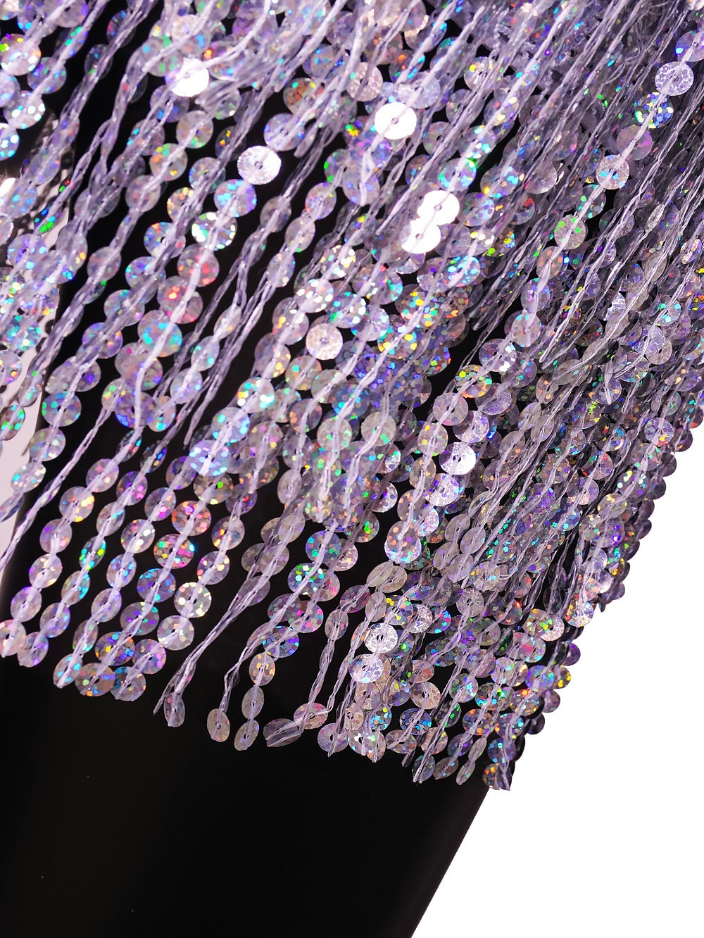 Fémes Hát nélküli Szikra Szoknya Spagetti pántos trikó Crop Tank Top Diszkó Mély-V Jelmez Női Parti Klub Pride Parade Felnőttek Szoknya Trikó 2025 - $35.99 –P10
