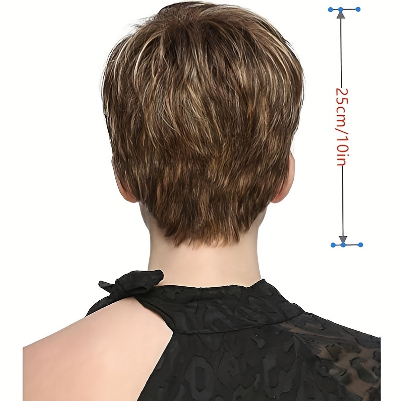 mix parrucca bionda bionda parrucche sintetiche per donne bianche e nere parrucche ondulate naturali parrucche corte afroamericane per donna del 2025 a $23.99 –P4