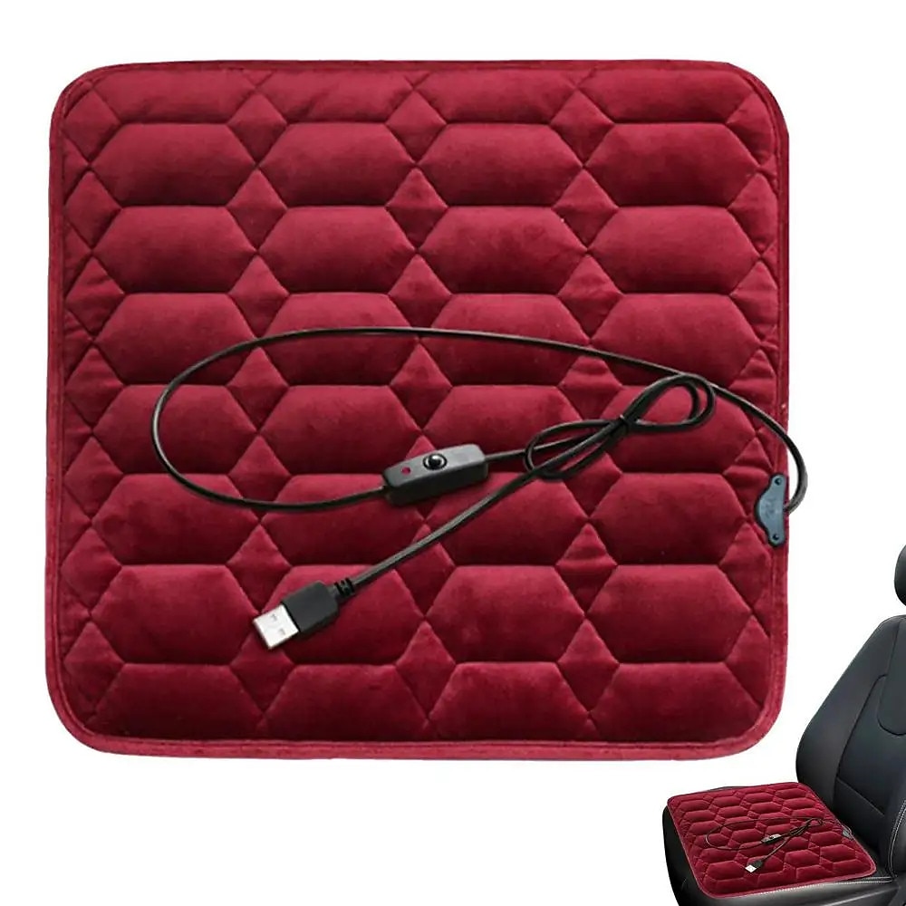 oppvarmet setepute for billys & bærbar usb-setepute for hofter universal 5v usb varmestolmatte for kjøring av kontorstol 2025 - $24.99 –P8