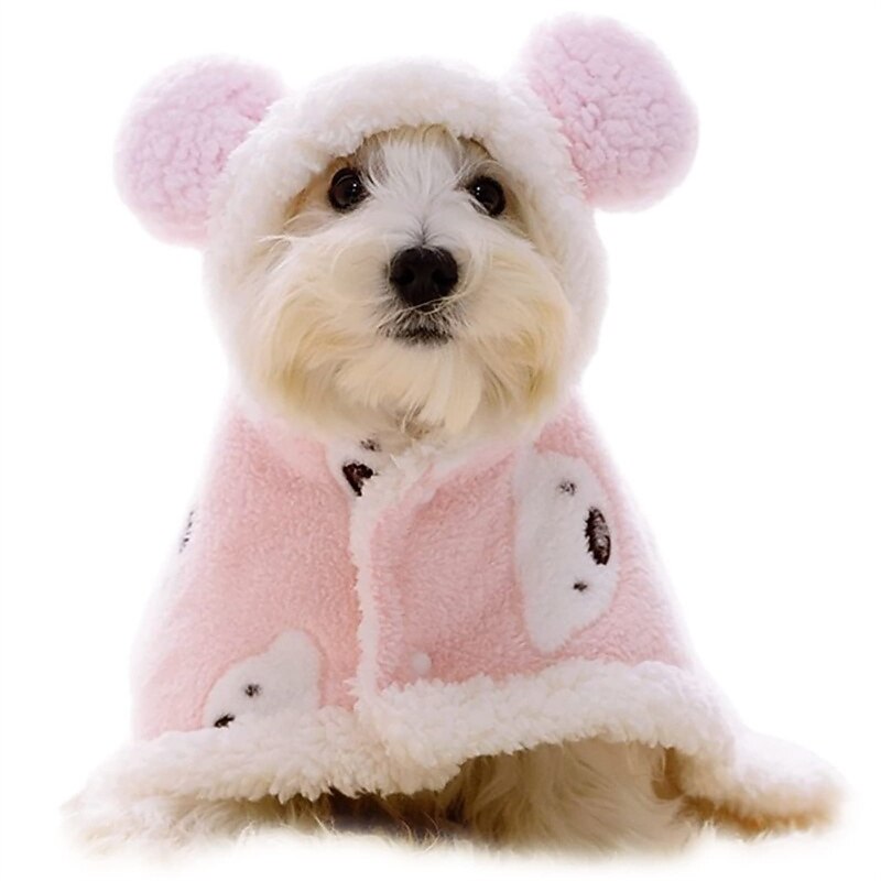 Câini Pisici Manta Modă Dulce Iarnă Cald Respirabil Απαλό Lavabil Comfortabil Crăciun Halloween În aer liber Casul / Zilnic Îmbrăcăminte pentru câini for Bichon Frise Pomeran un Animalut Fluture Small 2025 - $20.99 –P8