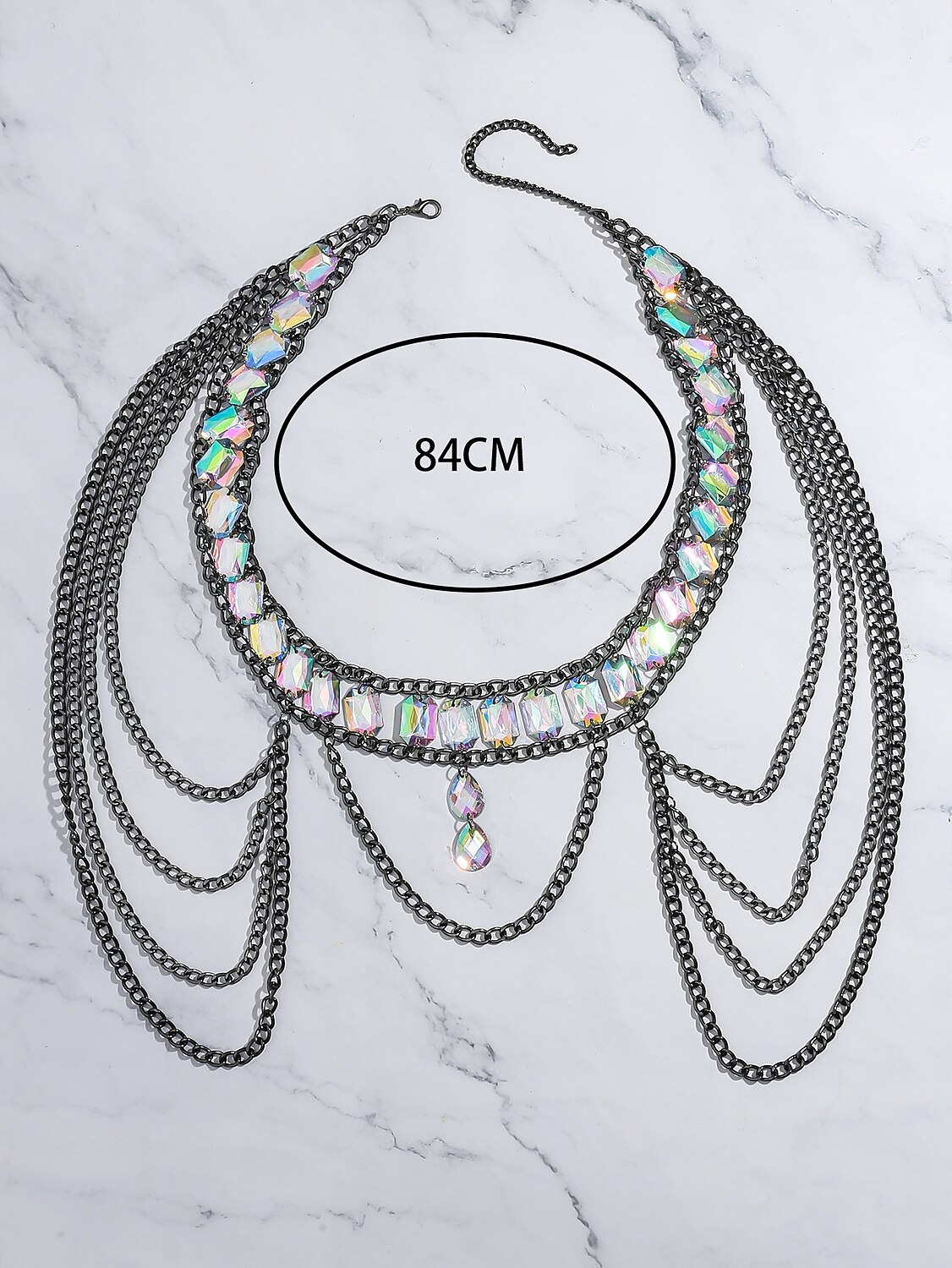 Körperkette Taillengürtel Taillengürtel Metallisch Glitzern Sexy Legierung Für Disco Cosplay Karneval Damen Modeschmuck Modeschmuck 2026 - $23.99 –P2