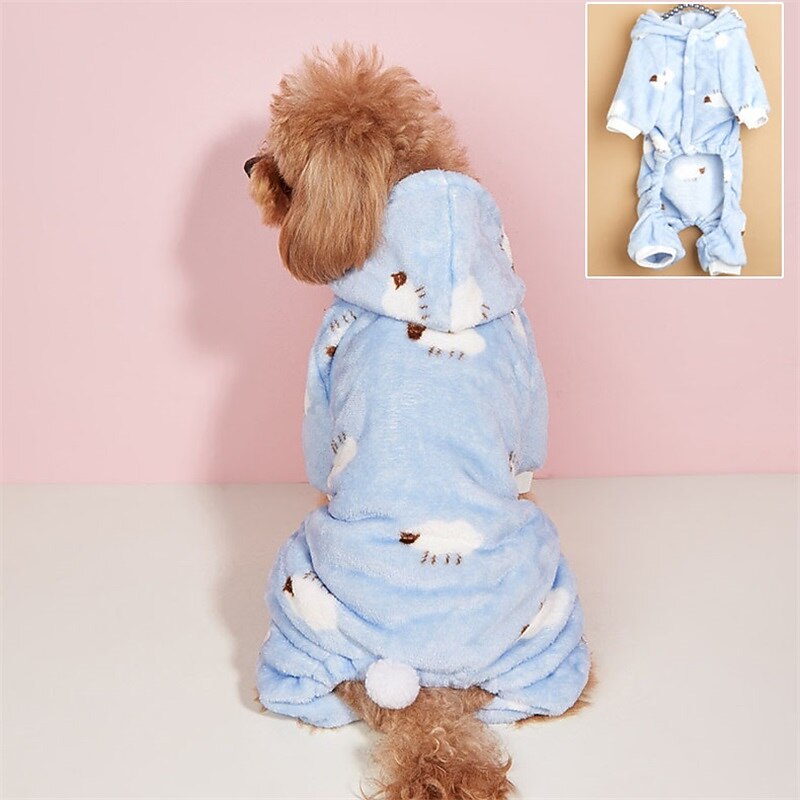 Prodotti per cani Prodotti per gatti Pigiami Adorabile Informale Inverno Caldo Traspirante Morbido Lavabile Comodo Esterno Casual / quotidiano Abbigliamento per cani for Bichon Frise Pomeriana del 2025 a $23.99 –P1