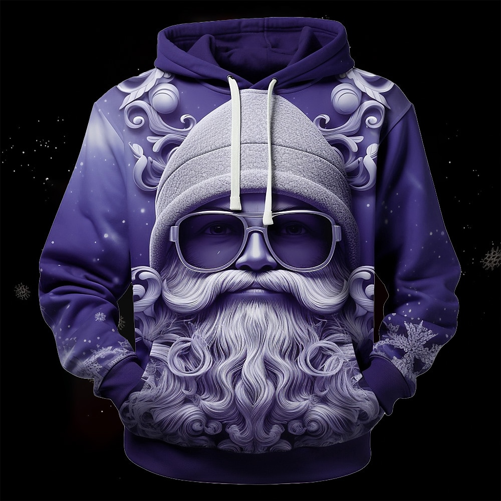 Christmas Men's Santa Claus 3D Hoodies Graphic Santa Claus Fashion 3D Print  Sports Outdoor Holiday Hoodies Red / White Yellow Long Sleeve Hooded Print Front Pocket Spring &  Fall Designer shirt 2026 - $34.99 –P9