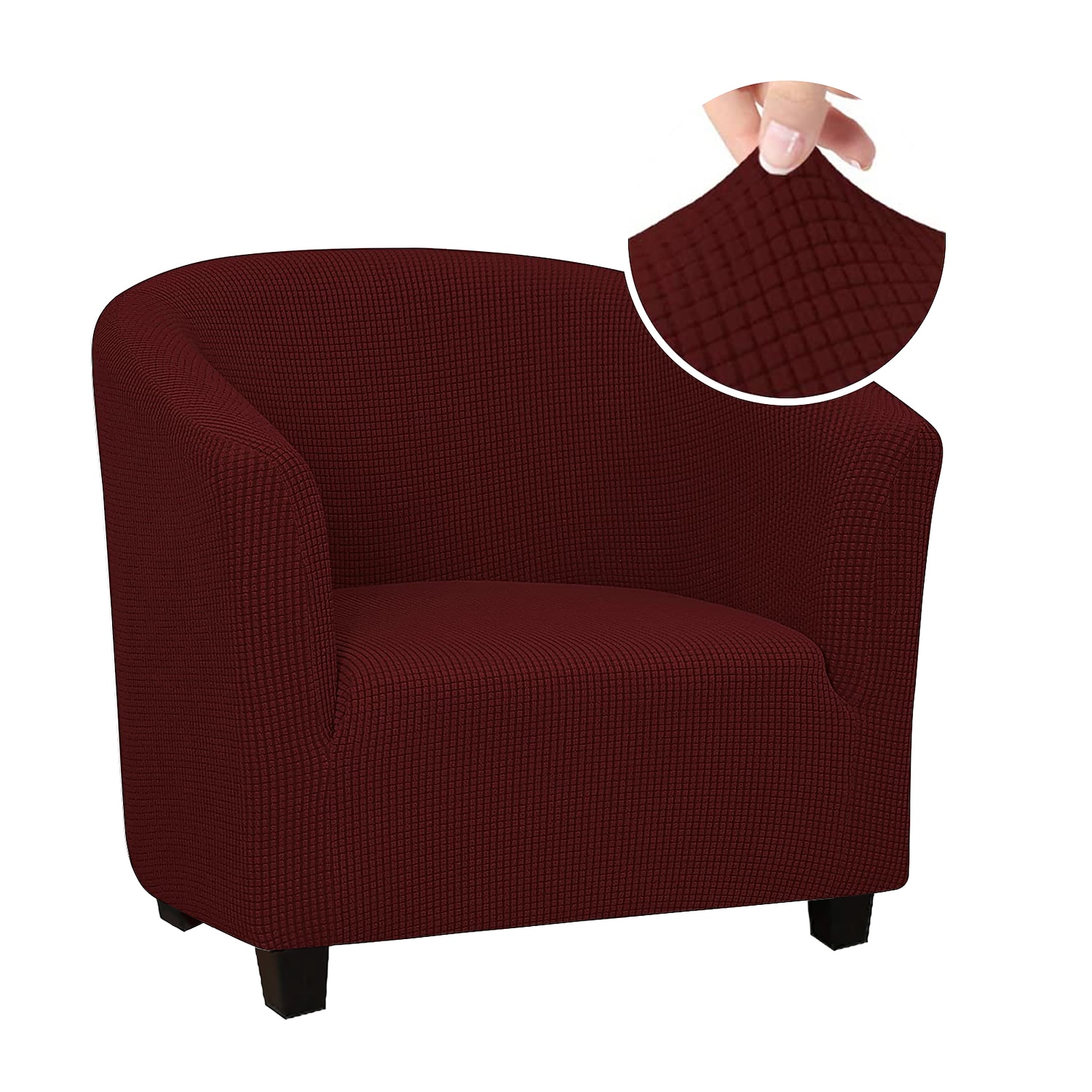capa de cadeira de clube capa de barril capa de poltrona elástica capa de sofá protetor de móveis de sofá para sala de estar capas de sofá jacquard elastano de 2025 por $31.99 –P3