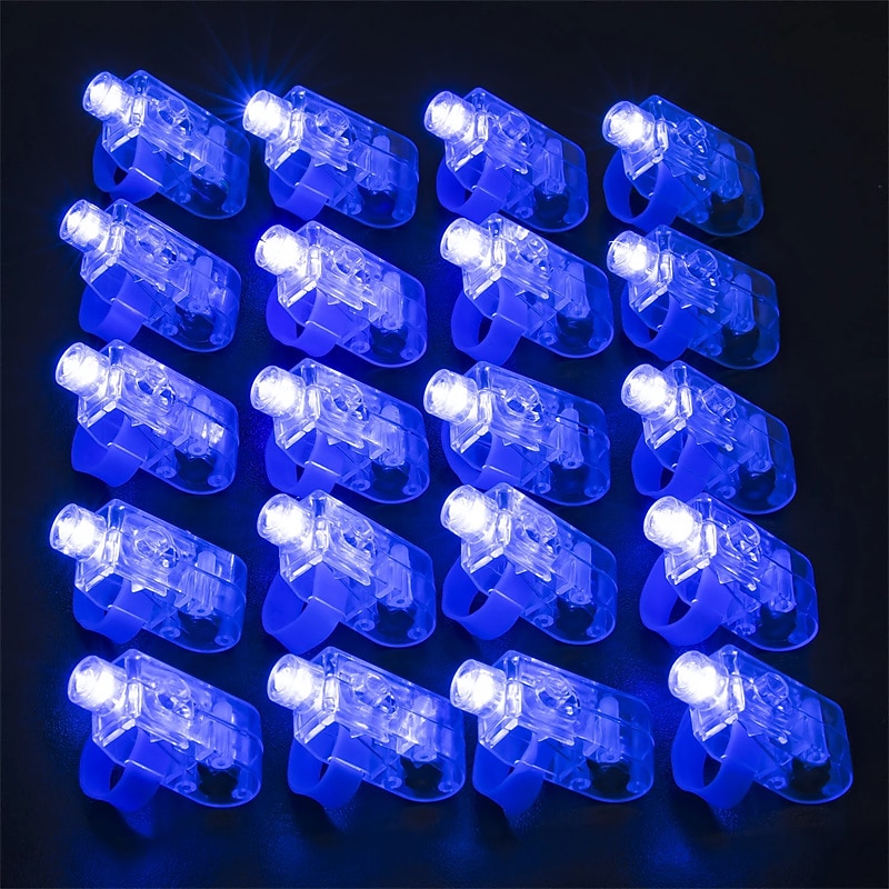 Luci LED per Dita per Bambini Forniture per Feste di Compleanno Giocattoli Laser Rave Assortiti 6 Colori 30/50/60 Pezzi del 2025 a $15.99 –P6