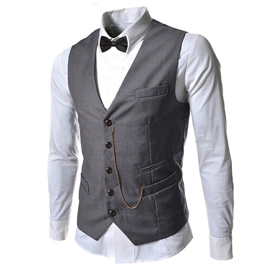 Retro Řvoucí 20s 20. léta 20. století Úbory Kamizelka Velký Gatsby Gentleman Maškarní kostým Pánské předvečer Všech svatých Karneval Nový rok Karneval Večírek Plesová maškaráda Dospělé Nákrčník Vesta 2025 - $43.99 –P5
