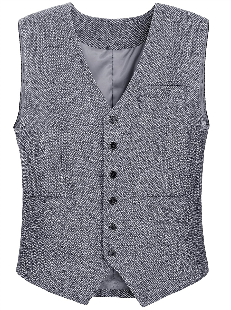Années Folles Années 1920 Rétro Vintage Tenues Veste Gatsby le Magnifique Gentleman Déguisement Homme Halloween Carnaval Nouvel An Carnaval Fête / Soirée Mascarade Adulte Cravate Gilet Plus de 2026 ? $51.99 –P3