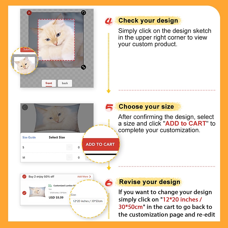 2025年 カスタマイズされたラブリーピローカバー あなたの画像を追加 最優秀卒業ギフト パーソナライズされたフォトデザイン ピクチャーファッションカジュアルピロケース クッションカバー 1個  コレクション – $11.99 –P3