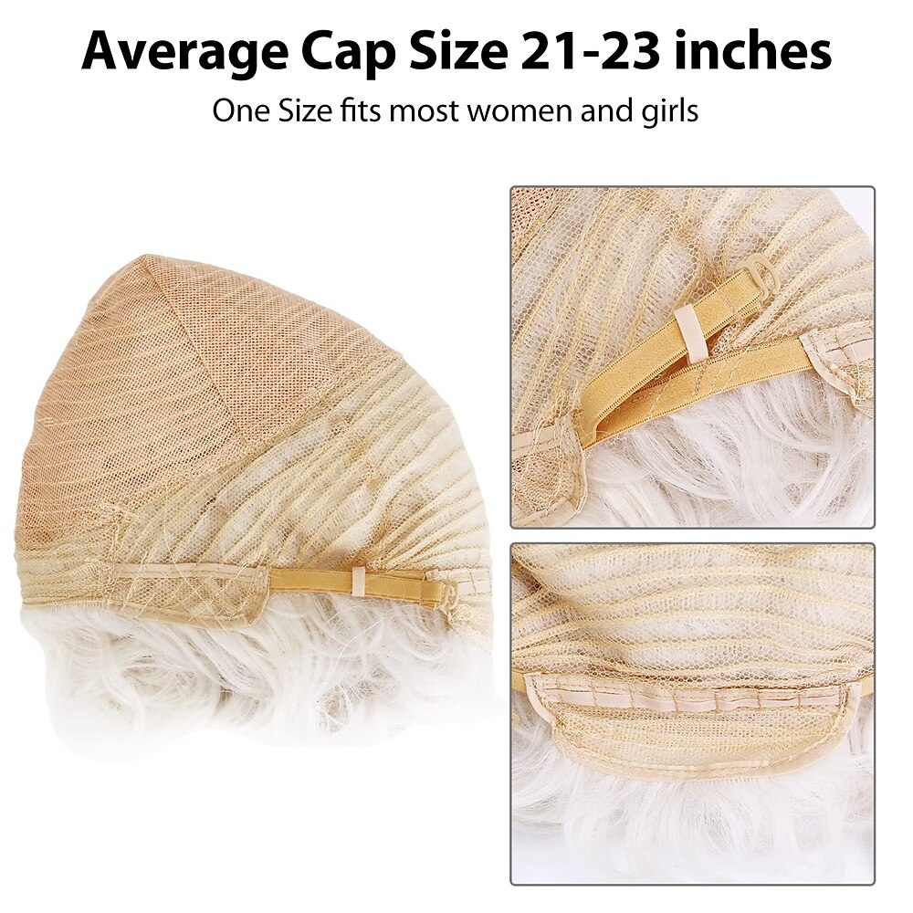 Wig Platinum Blonde Beehive Wig 18th Century Baroque Wig for Women Lady Natural Synthetic Victorian Cosplay Party Costume Wig (Platinum Blonde) Carnival Wigs 2025 - $21.99 –P8