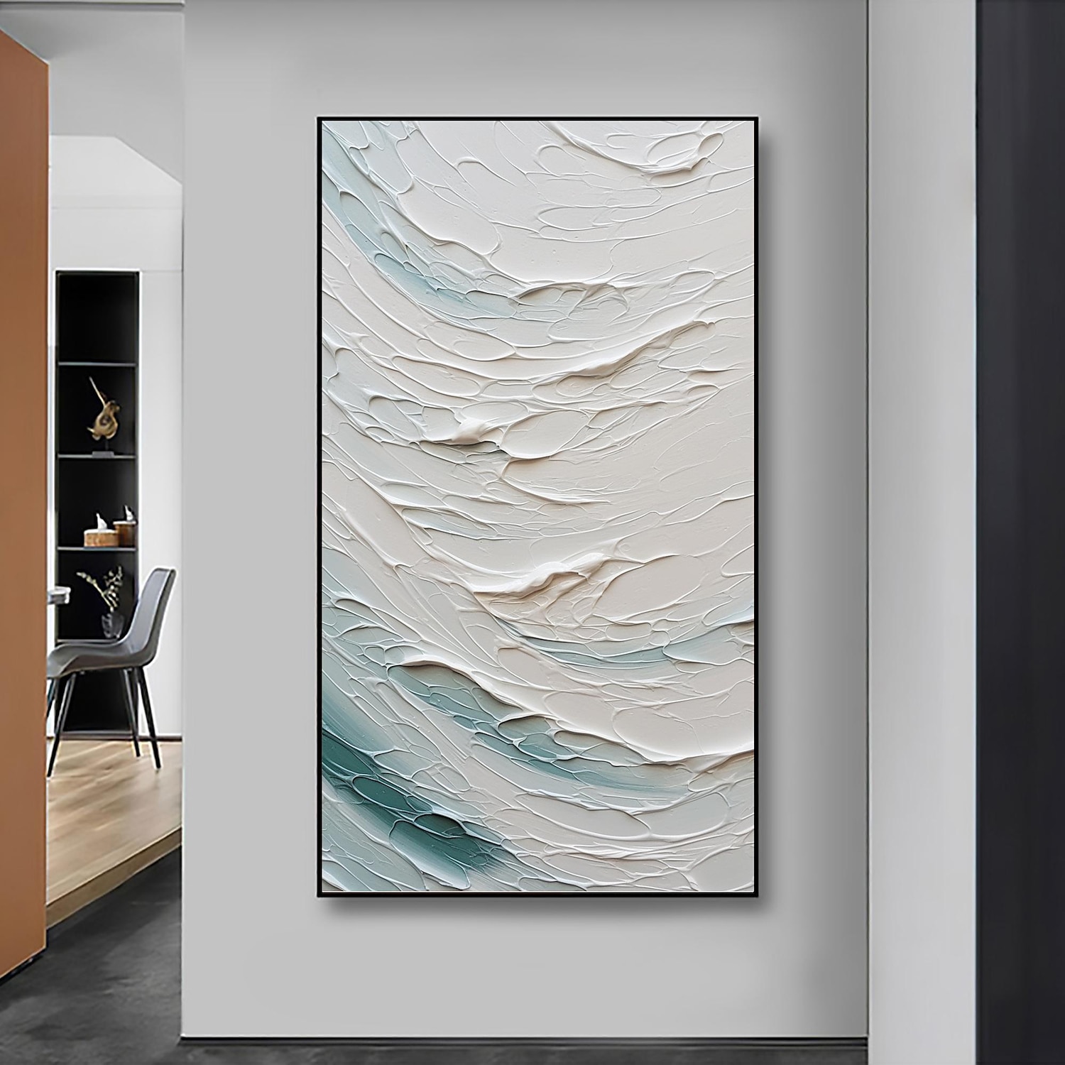 Handmade Oil Painting Canvas Wall Art Decor  Original Abstract Beach in full for Home Decor With Stretched FrameWithout Inner Frame Painting 2025 - €113.99 –P15