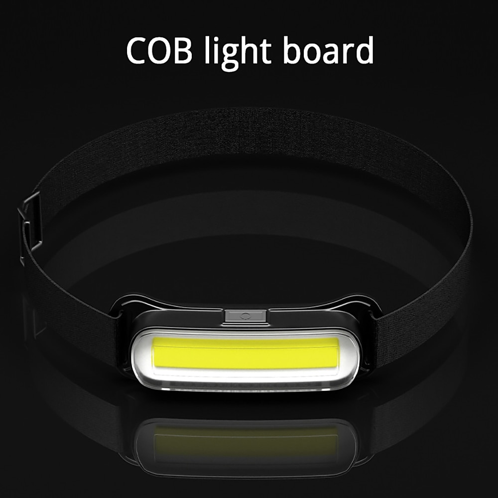 USB Rechargeable LED Headlamp 3 Modes Fishing Camping Lantern Waterproof Mini Headlight Portable Floodlight COB Head Torch 2025 - $8.49 –P7