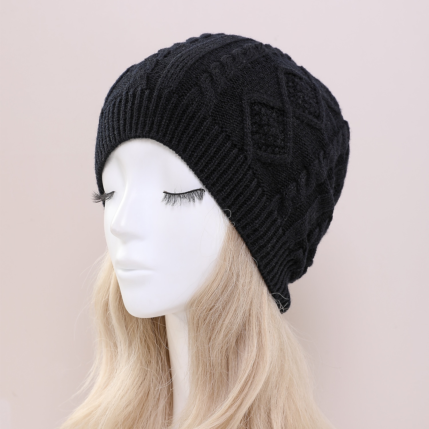 Damskie Czapka Beanie Ciepła zimowa czapka Dom Codzienny Święto Jednolity/zwykły kolor Włókna akrylowe Codzienny Styl skandynawski Codzienne 1 pcs 2025 - $15.99 –P4