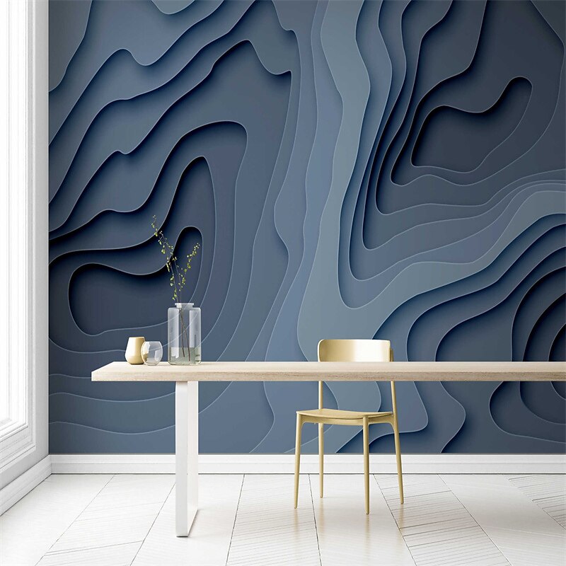 Cool Wallpapers 3D Strip Wallpaper Wall Mural Wall Covering Sticker Peel and Stick Removable PVC/Vinyl Material Self Adhesive/Adhesive Required Wall Decor for Living Room Kitchen Bathroom 2025 - $16.99 –P3
