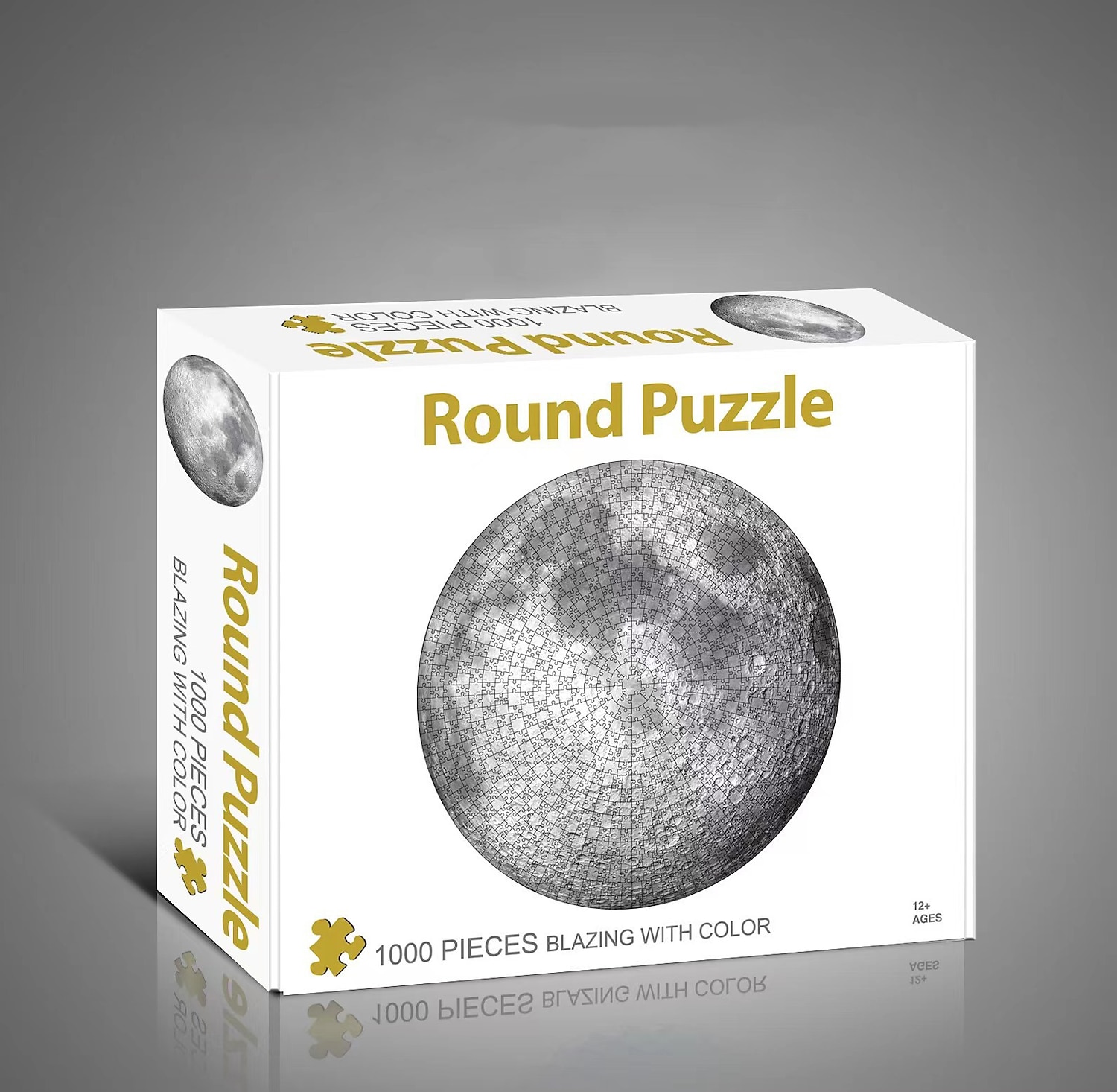creativo 1000 pezzi di carta bianca piatta carta addensata puzzle circolare luna amore mare puzzle giocattolo per adulti del 2025 a $31.99 –P5