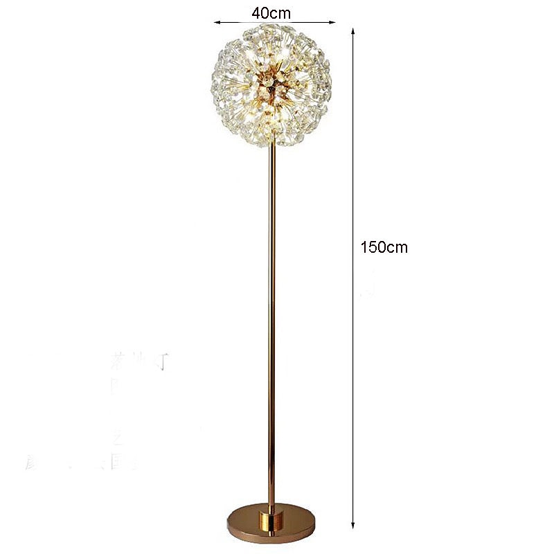 Modern Floor Lamp Indoor Elegant Floor Lamp Modern Living Room Bedroom Crystal Standing Lamp Creative Personality Floor Lamp Tall Lamp for Bedroom 110-240V 2026 - $657.19 –P9