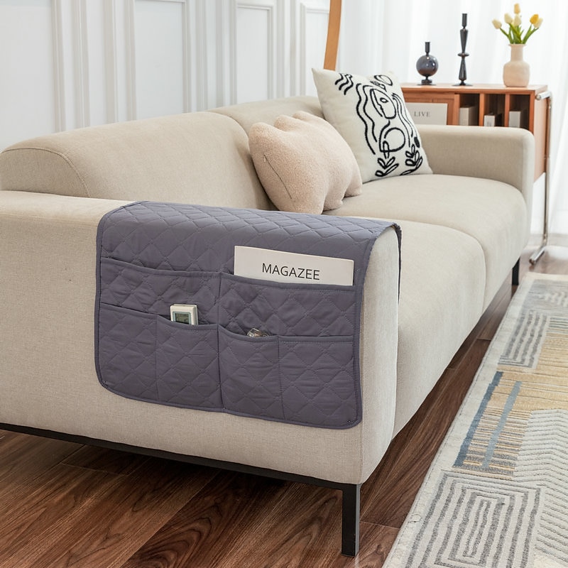 1 Pcs Armrest Covers for Chairs and Sofas Couch Arm Covers for Sofa Armrest Covers with Side Pocket Anti-Slip Furniture Protector Washable Armrest Slipcovers 2025 - $13.49 –P23