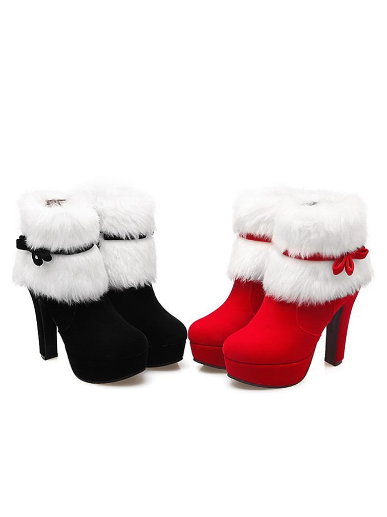 Botas Mujer Navidad Nochebuena Vintage Zapatos 2025 - $46.99 –P2