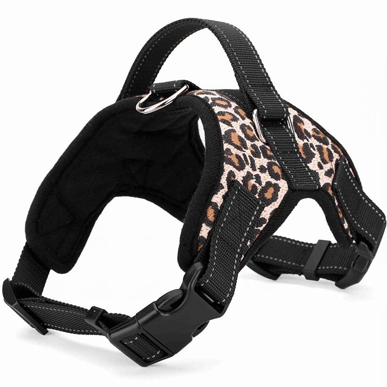 Hunder Katter Seler Justerbare Bærbar Holdbar utendørs Vandring Leopard Fargeblokk Kamuflasje Farge 2025 - $25.99 –P5