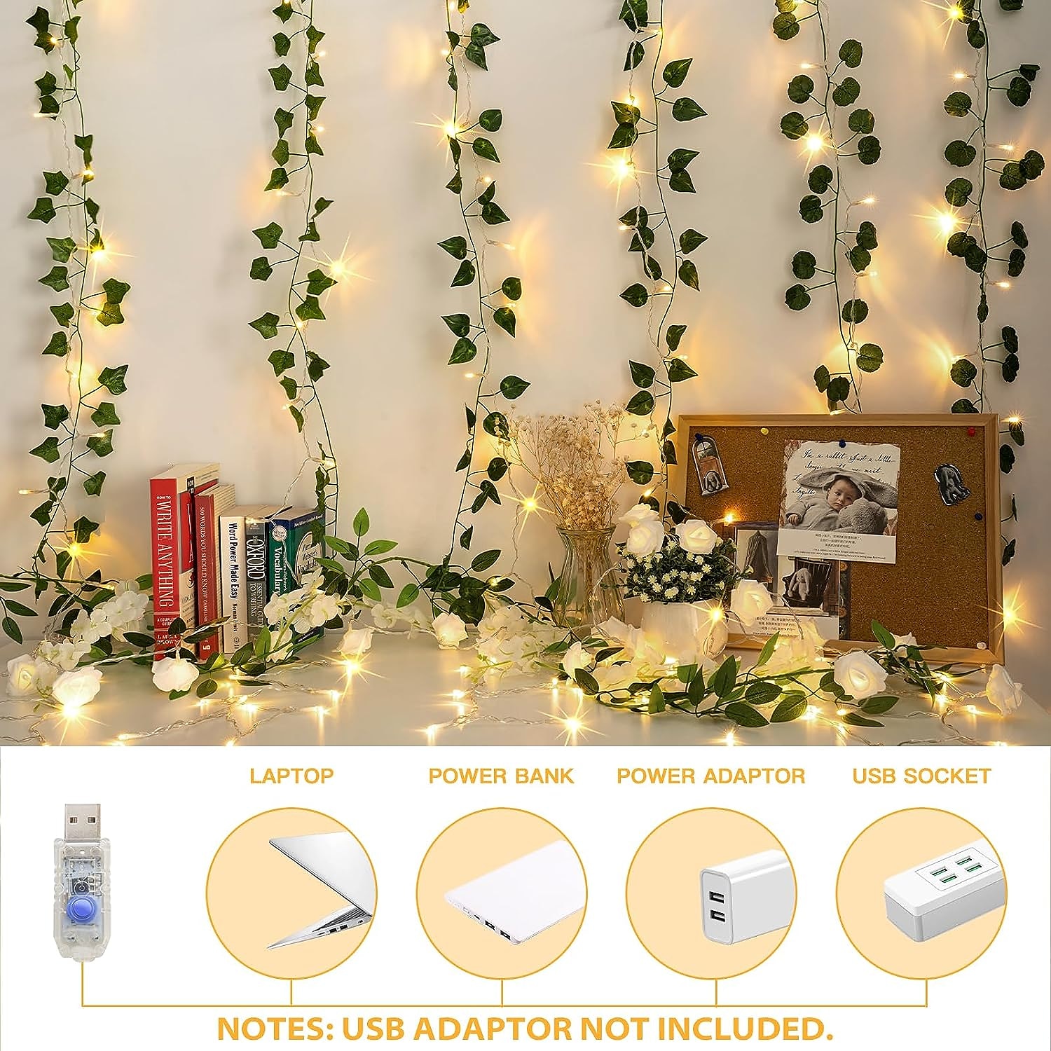 2025年 300 LED 9.8x9.8フィートリモコンクリスマスカーテンライトUSBプラグイン妖精カーテンライト屋外窓壁掛けカーテンストリングライト寝室の背景ウェディングパーティー屋内装飾ウォームホワイト コレクション – $29.99 –P7
